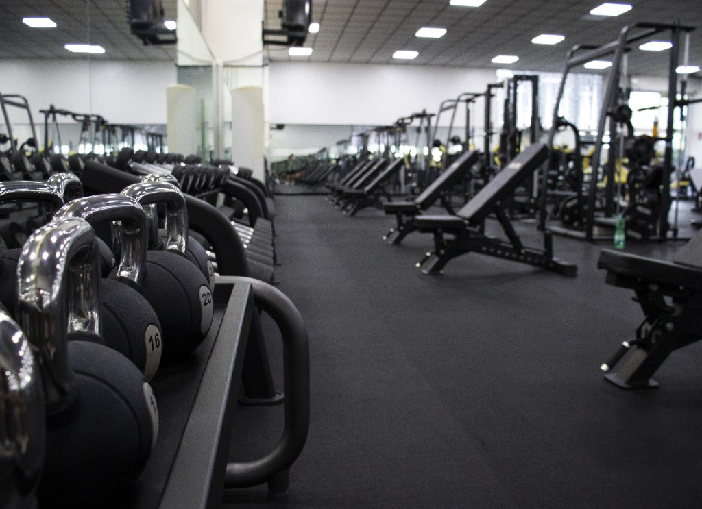 Area pesi e attrezzature Technogym